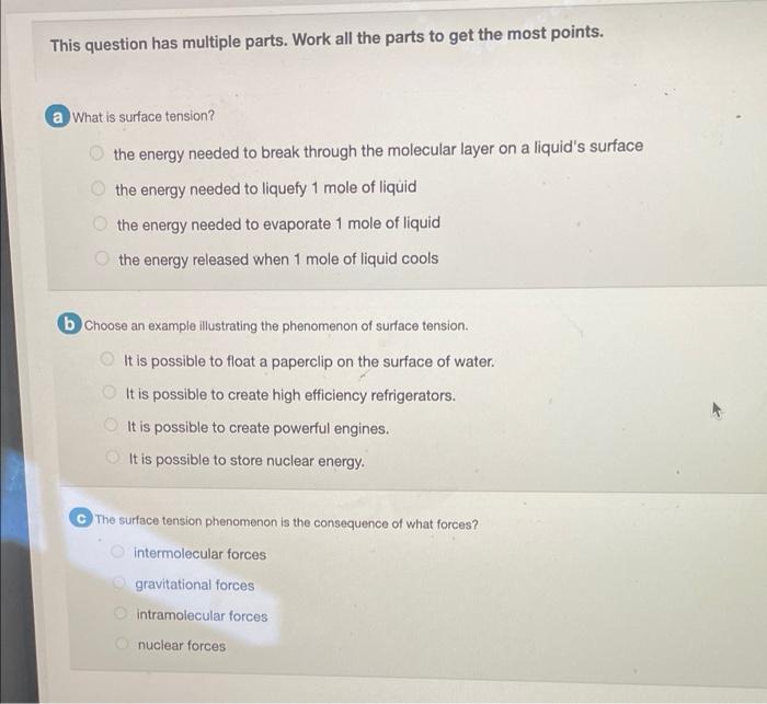 Solved This question has multiple parts. Work all the parts | Chegg.com