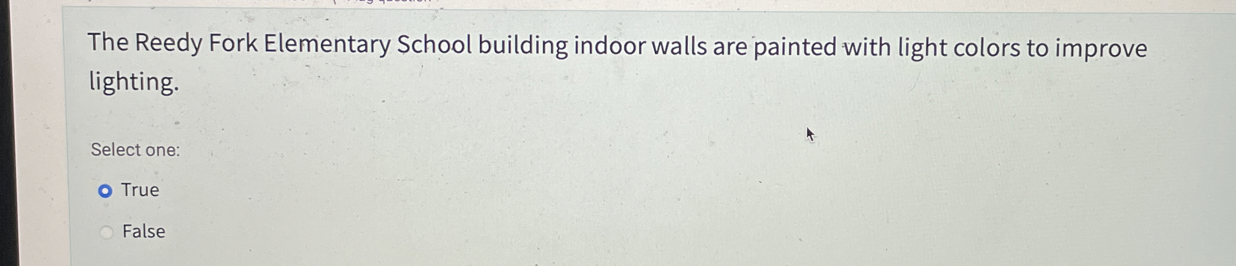 Solved The Reedy Fork Elementary School building indoor