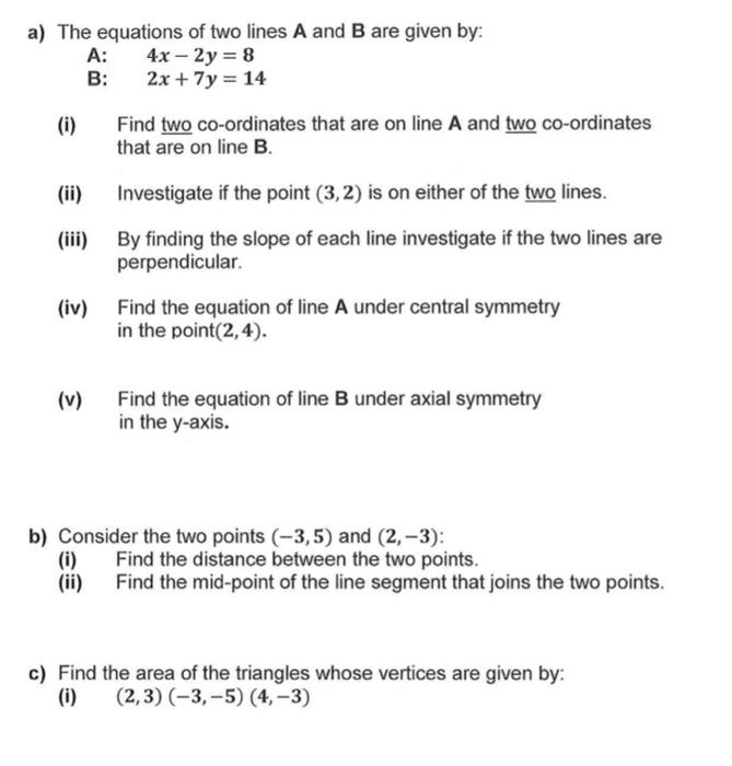 Solved A) Simplify The Following Expression: B) Solve The | Chegg.com