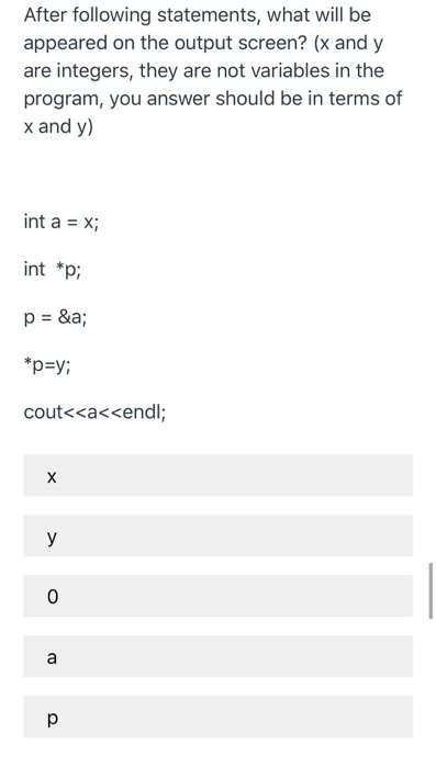 Solved Following is the class interface of a C++ class | Chegg.com