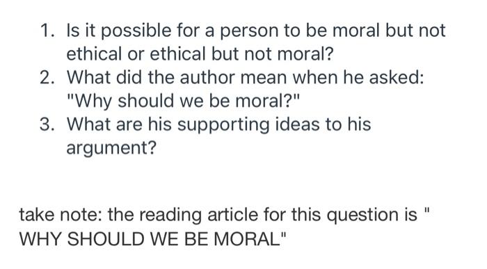 moral person