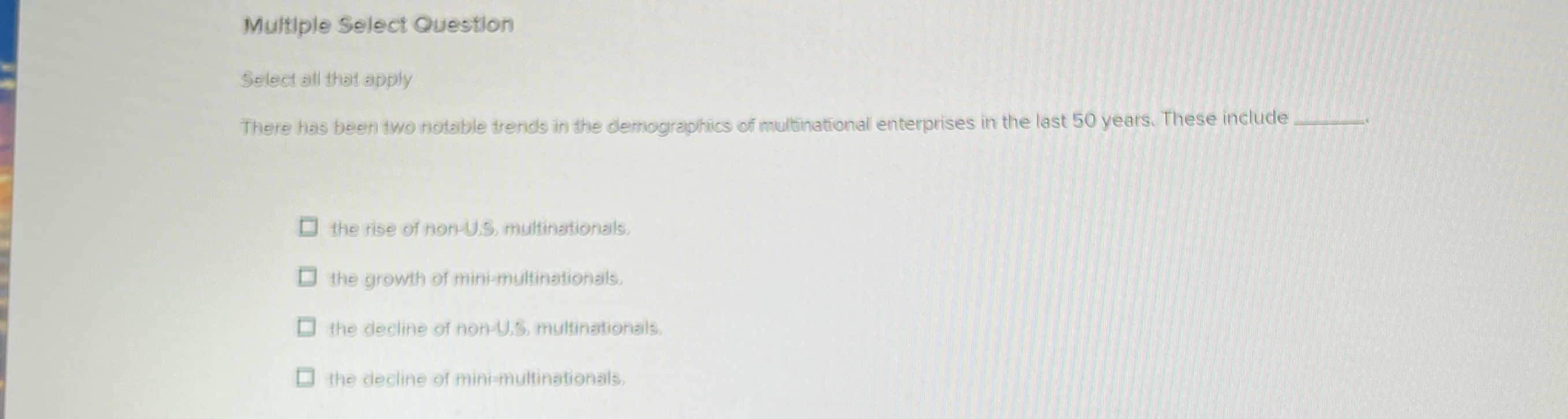 Solved Multiple Select QuestionSelect all that applyThere | Chegg.com