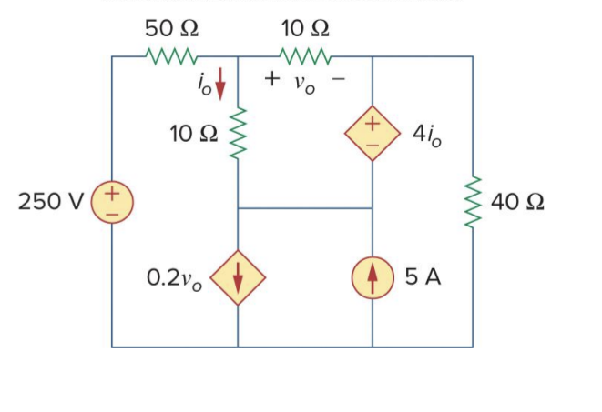 Solved Use mesh analysis to find the power consumed or | Chegg.com