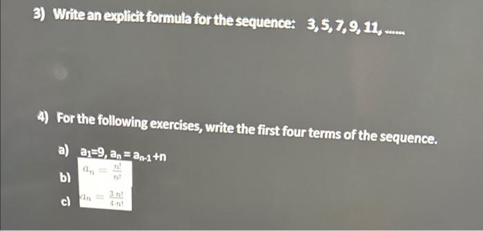 Solved 5) Find the first term or a1 of an arithmetic | Chegg.com