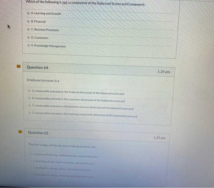 Solved Which Of The Following Is Not A Component Of The B Chegg