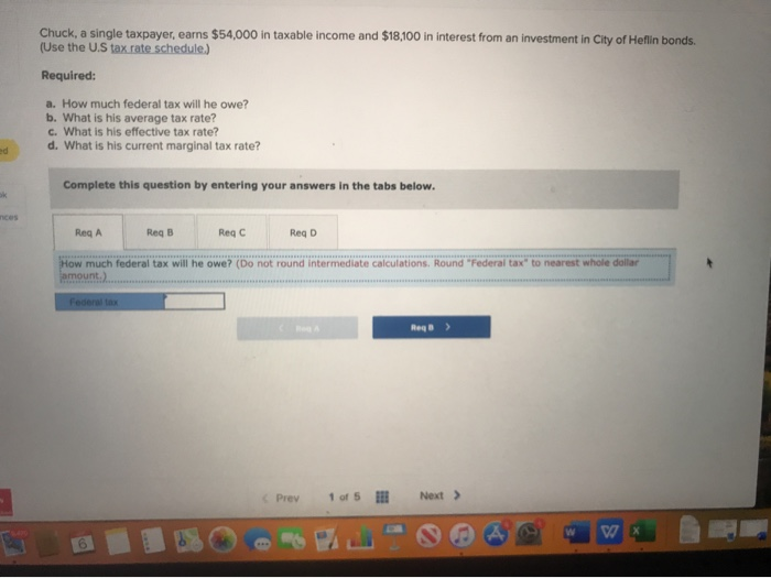 Solved Chuck A Single Taxpayer Earns In Taxable Chegg Com