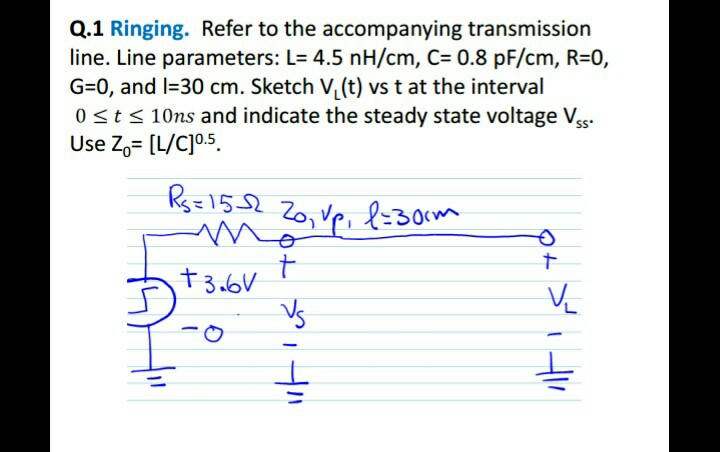 Solved Q 1 Ringing Refer To The Accompanying Transmissio Chegg Com