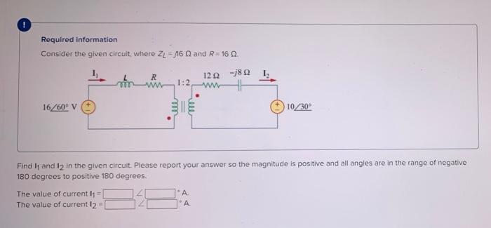 Solved Required Information Consider The Given Circuit, | Chegg.com