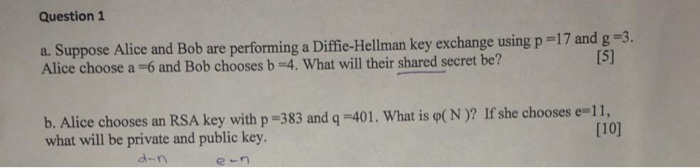 Solved Question 1 A. Suppose Alice And Bob Are Performing A | Chegg.com