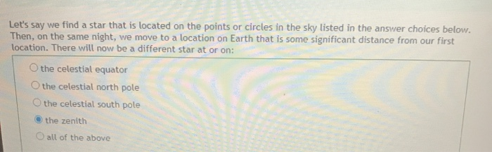 Solved Let's say we find a star that is located on the | Chegg.com