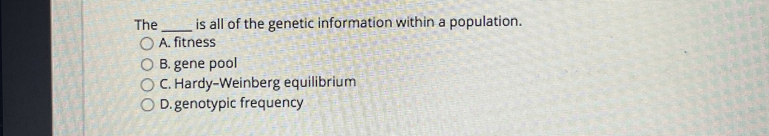 Solved The q, ﻿is all of the genetic information within a | Chegg.com