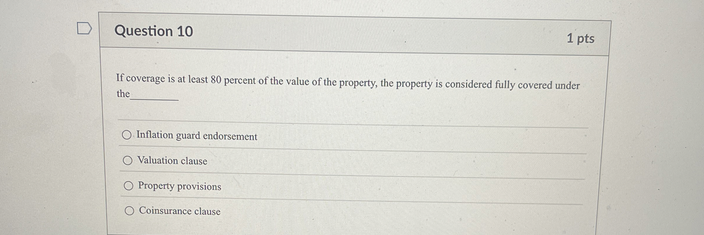 Solved Question 10If coverage is at least 80 ﻿percent of the