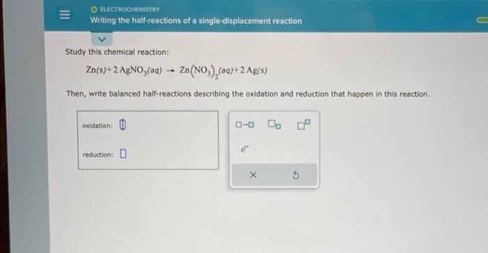 Solved Study this chemical reaction: | Chegg.com