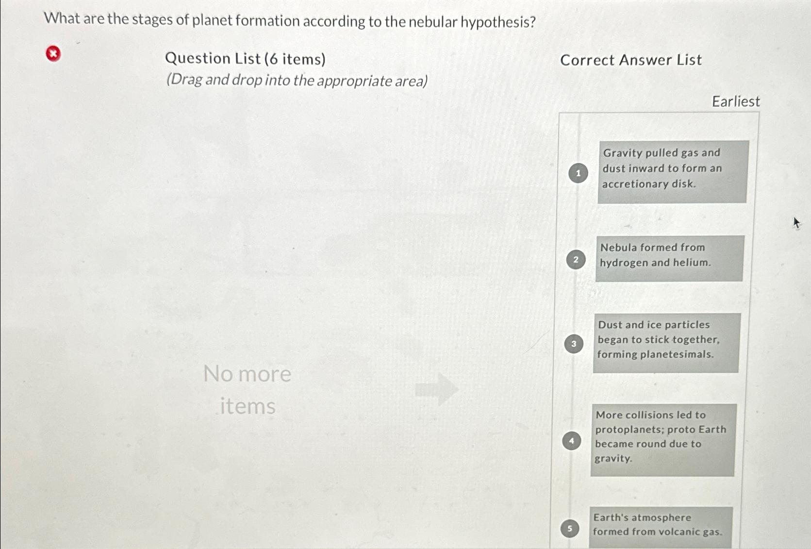 hypothesis for planet formation