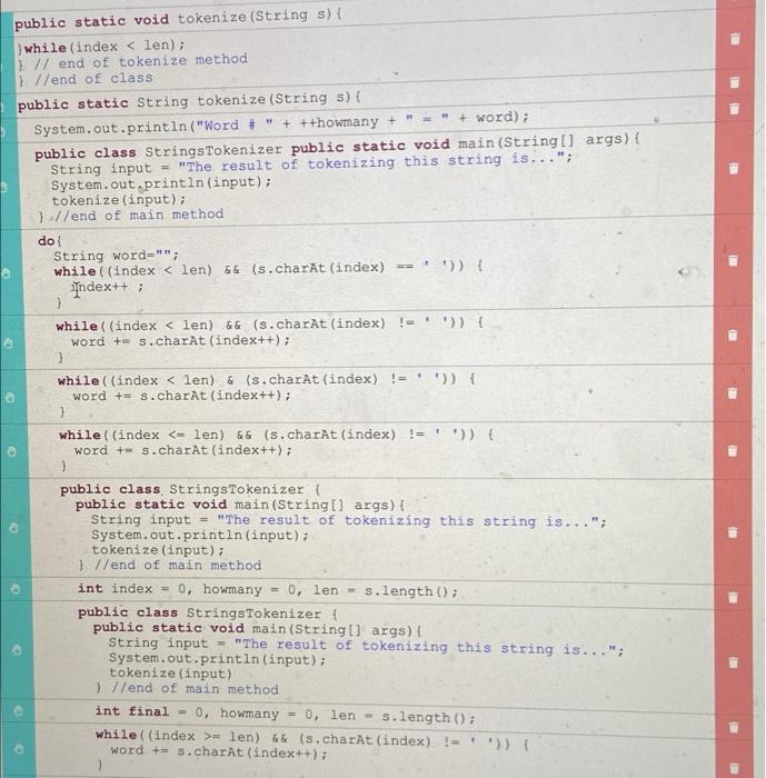 Solved StringsTokenizer This Program Takes An Example String | Chegg.com