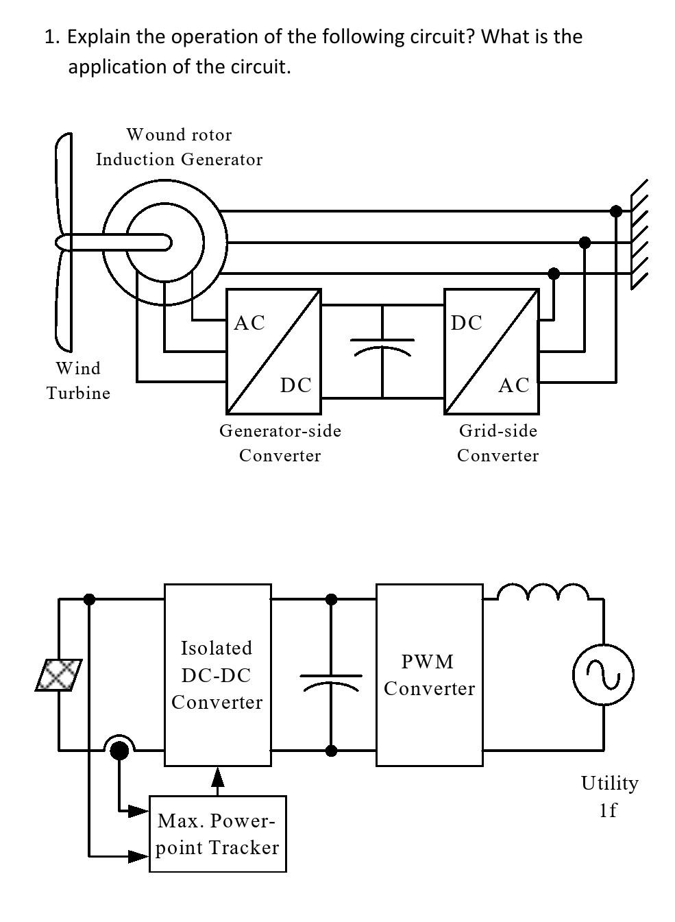 Solved 1. Explain the operation of the following circuit?