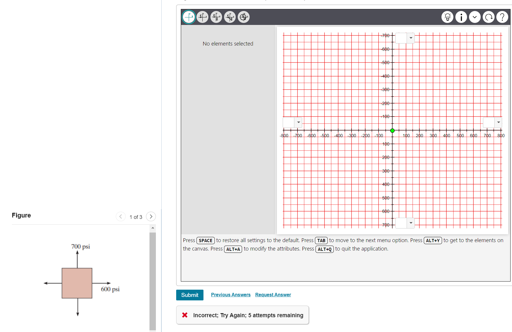 Solved Draw Mohr's circle that describes each of the | Chegg.com