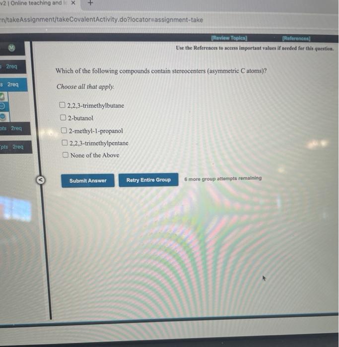 Solved v21 Online teaching and X + | Chegg.com