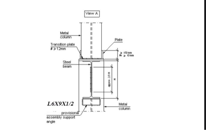 Solved An L6x6x1/2 is used in a seated beam (W14x82) | Chegg.com