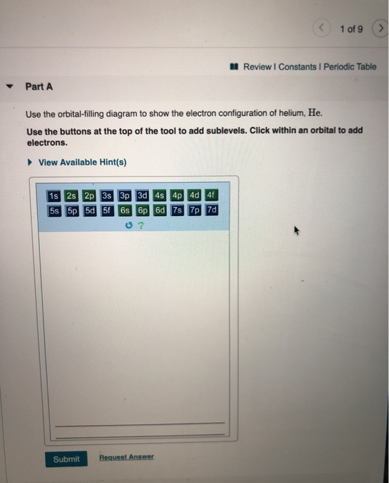 Solved Review Constants 1 Periodic Table Part A | Chegg.com