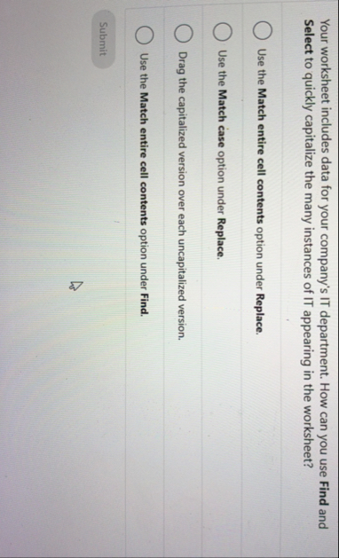 Solved Your worksheet includes data for your company's IT | Chegg.com