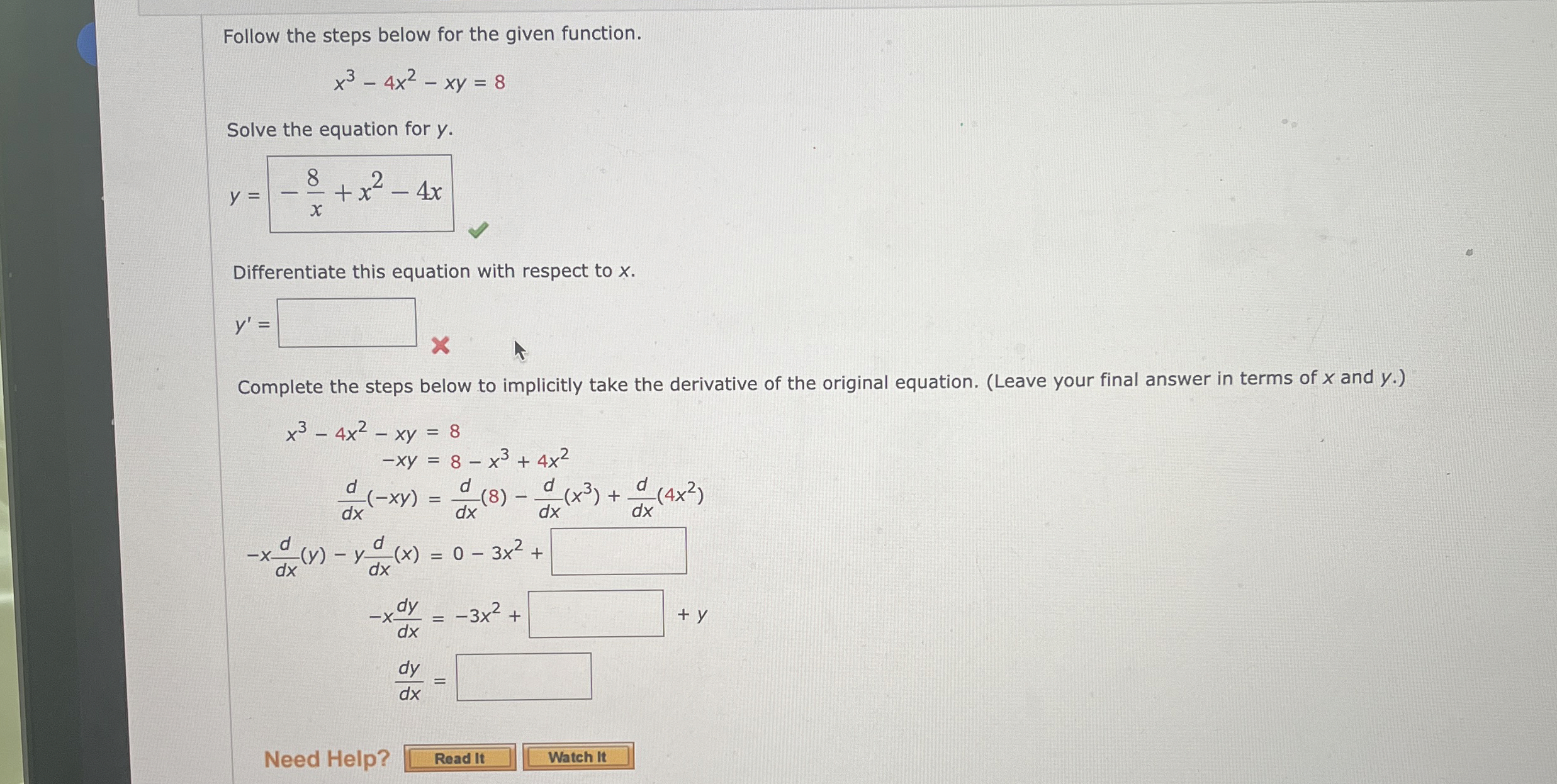 Solved Follow the steps below for the given | Chegg.com