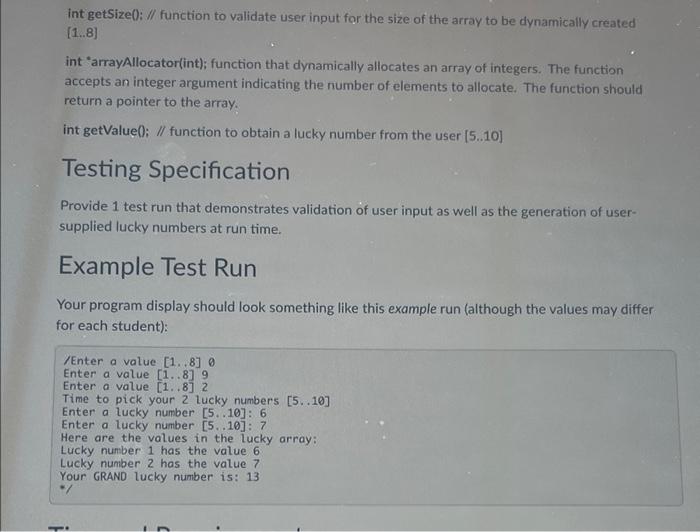Solved Lab Assignment 6 - Pointers Due Tuesday by 23:59 | Chegg.com
