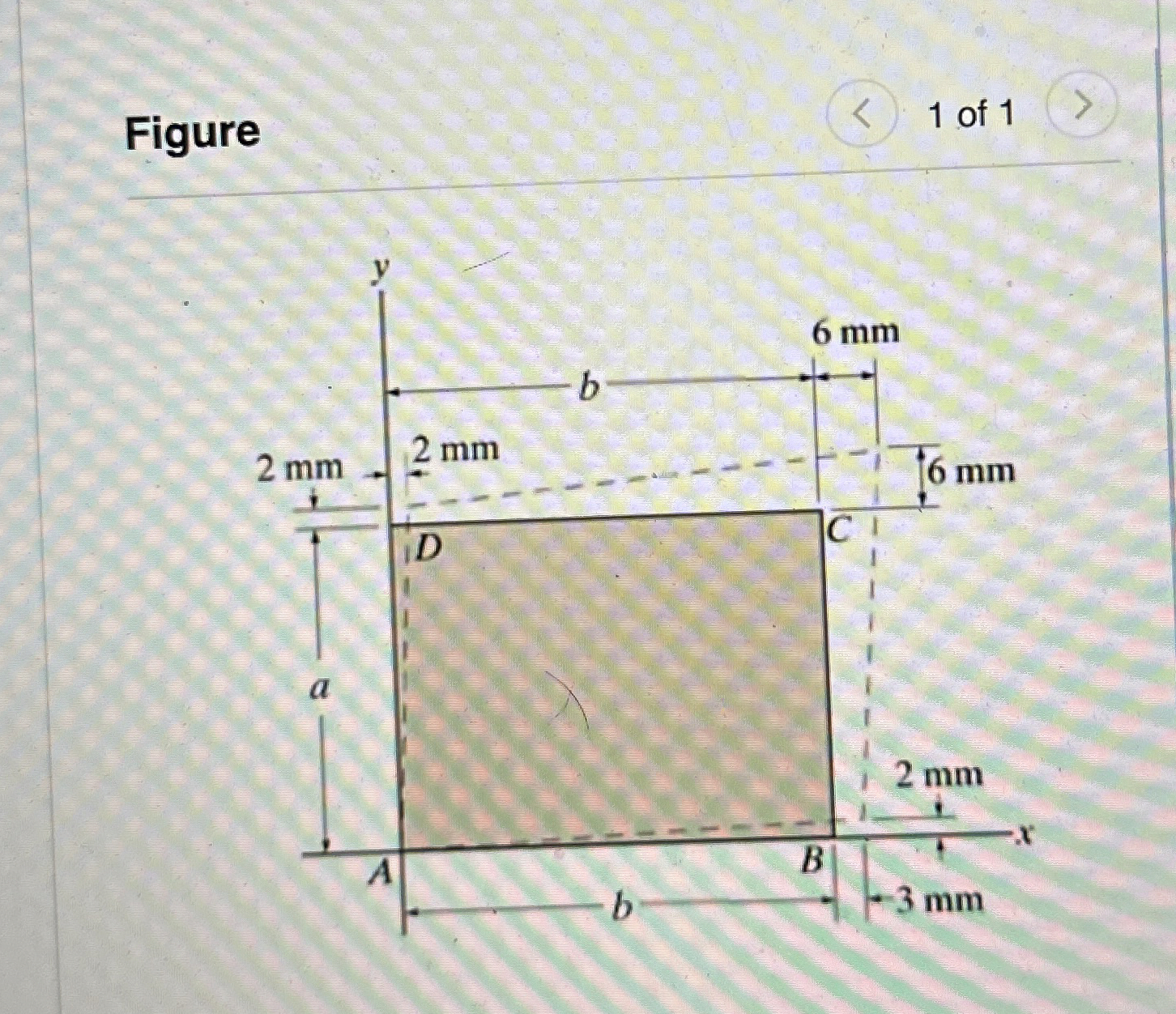 Solved The rectangular plate is deformed into the shape down | Chegg.com
