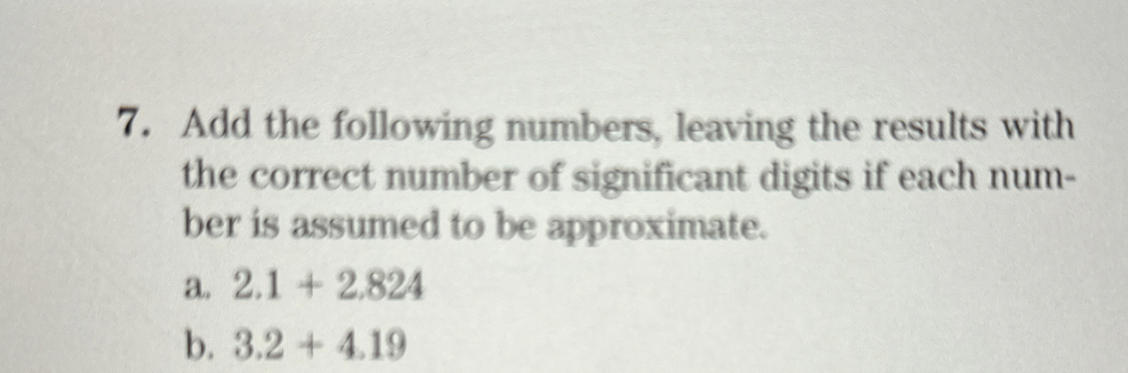 Solved Add the following numbers, leaving the results with | Chegg.com