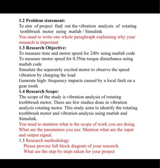 Solved i need a problem statement paragraph,research scope | Chegg.com