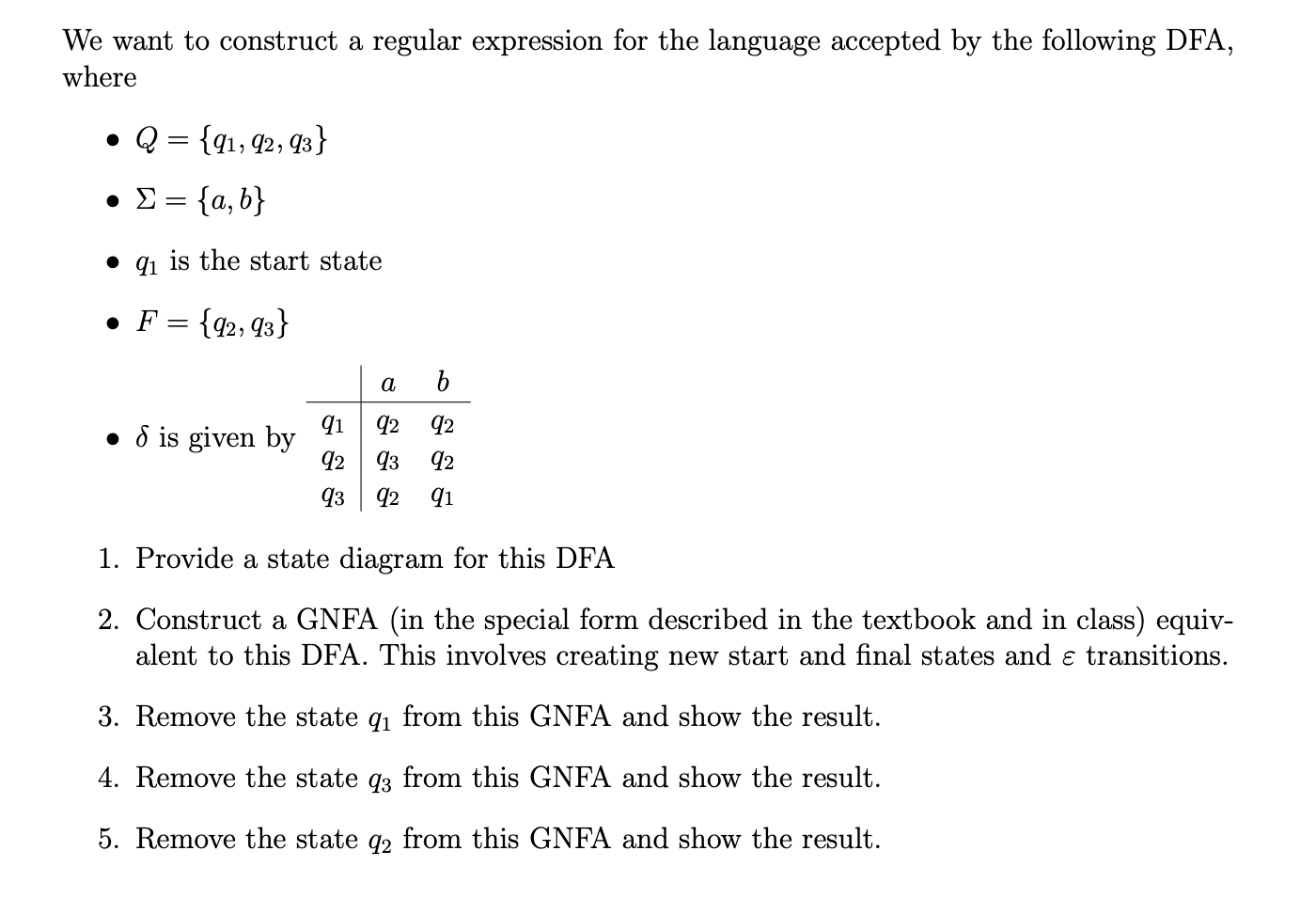 Solved We want to construct a regular expression for the | Chegg.com