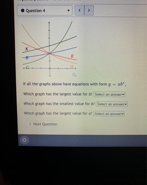 Solved Question 4 K R +G If All The Graphs Above Have | Chegg.com