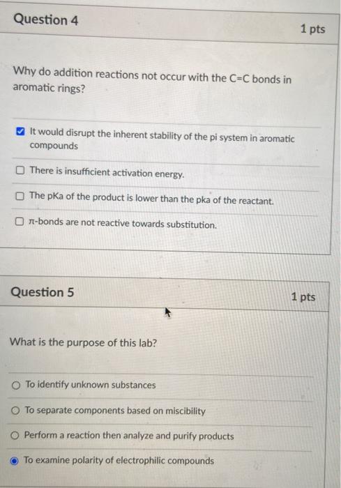Solved Question 1 1 pts Select all of the TRUE statements. | Chegg.com
