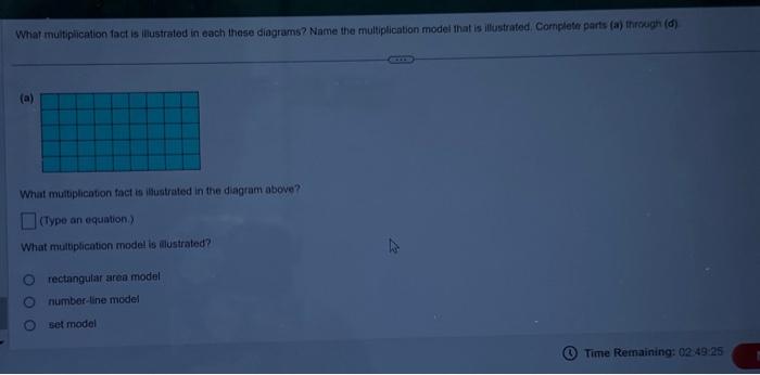 Solved What multipication fact is lliustrated in each these | Chegg.com