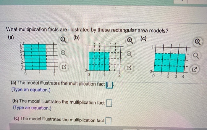 Solved What multiplication facts are illustrated by these | Chegg.com