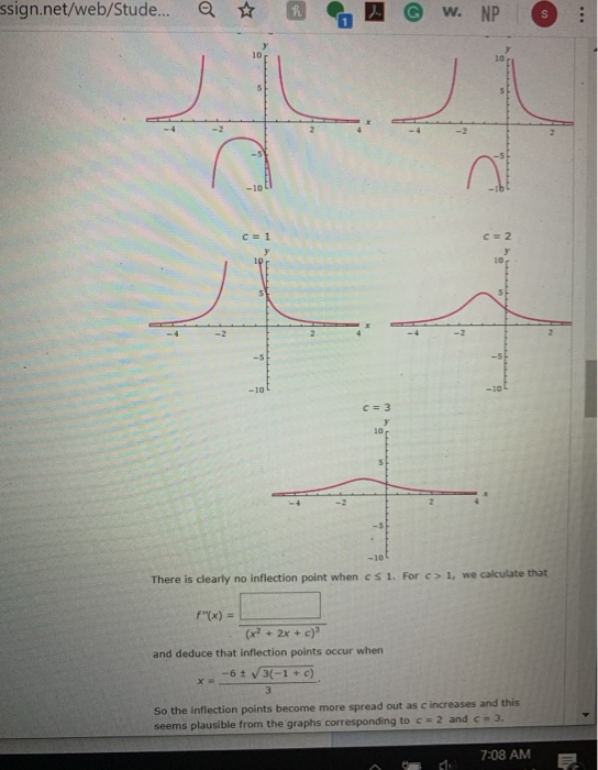 Solved EXAMPLE 5 How does the graph of the function below | Chegg.com