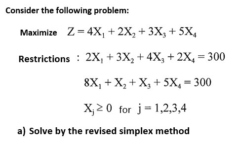 Solved Consider the following problem: Maximize Z= 4X, + 2X2 | Chegg.com