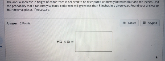 Solved The annual increase in height of cedar trees is | Chegg.com