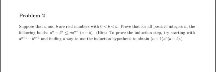 Solved Suppose That A And B Are Real Numbers With 0 | Chegg.com