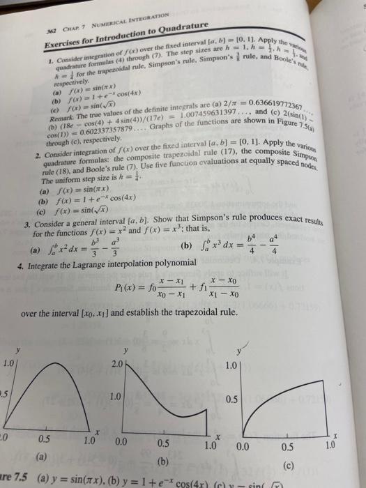 Solved 7.1 Exercises 1 and 2 based on Examples 72 and 3) 7.2 | Chegg.com