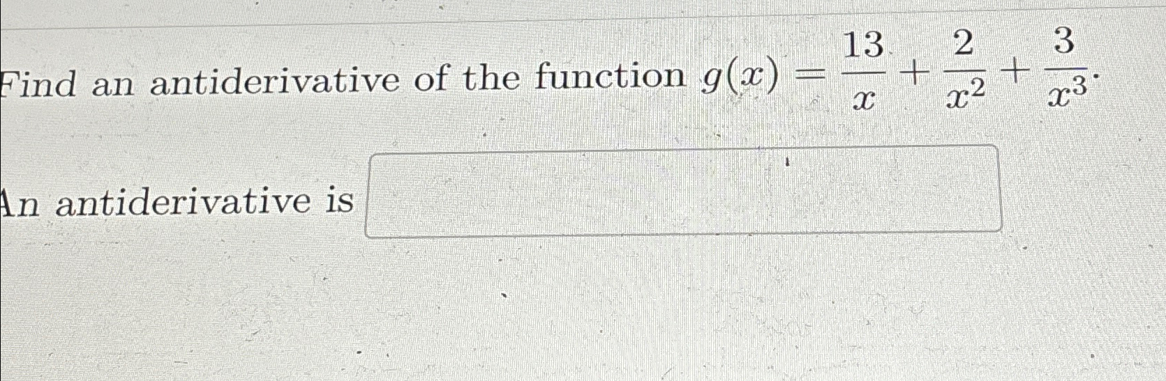 anti derivative of 3x 2 4x 3