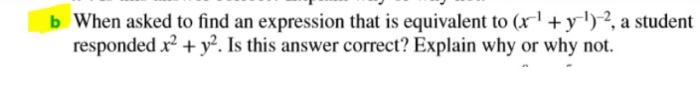 Solved B When Asked To Find An Expression That Is Equivalent | Chegg.com