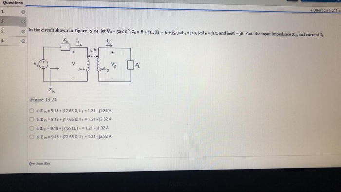 Solved Questions Question of In the circuit shown in Figure | Chegg.com