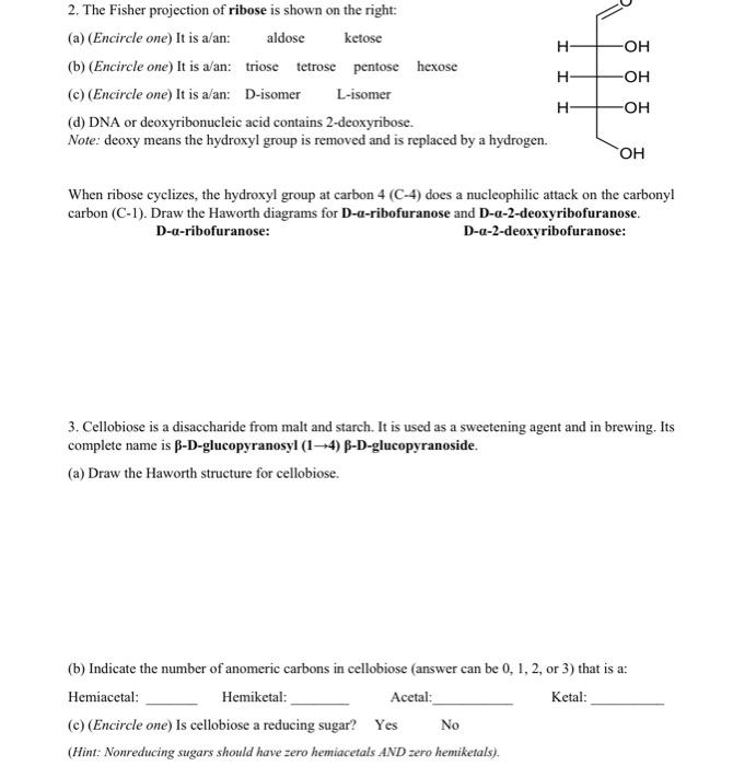 Solved 1. D-mannose is the C−2 epimer of D-glucose. Mannose | Chegg.com