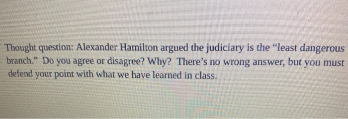 the least dangerous branch