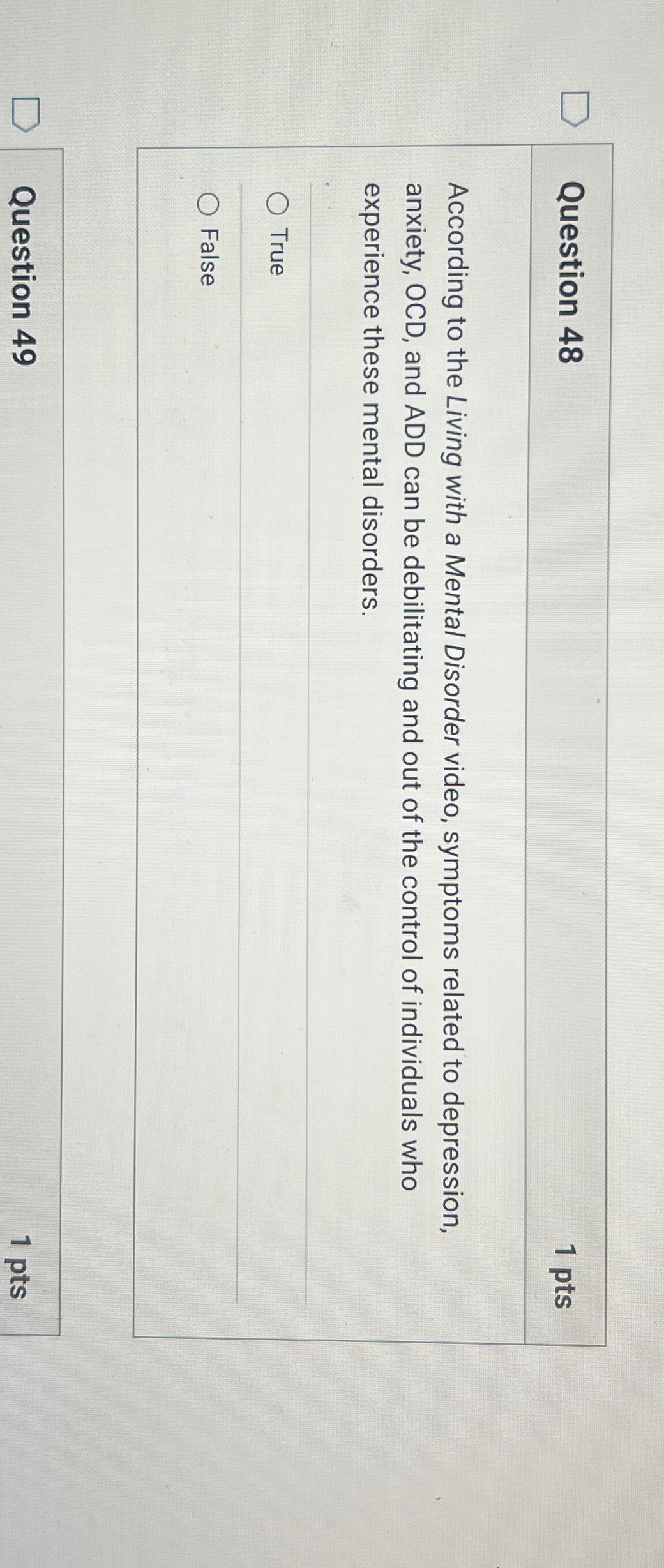 Solved Question 481 ﻿ptsAccording to the Living with a | Chegg.com