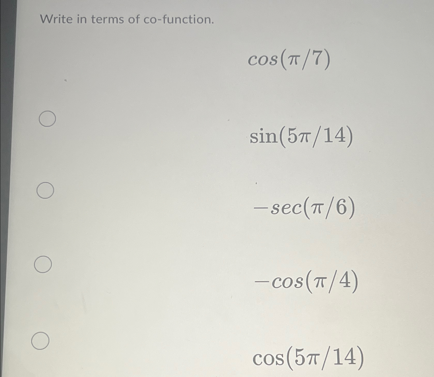 Solved Write in terms of | Chegg.com