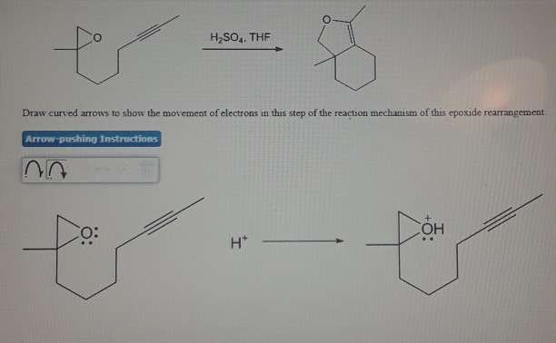 Solved H2SO. THE to Draw curved arrows to show the movement | Chegg.com