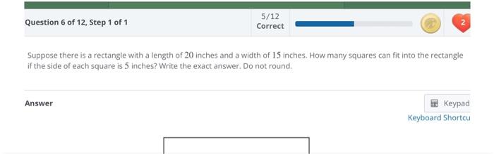 Solved Suppose there is a rectangle with a length of 20 | Chegg.com