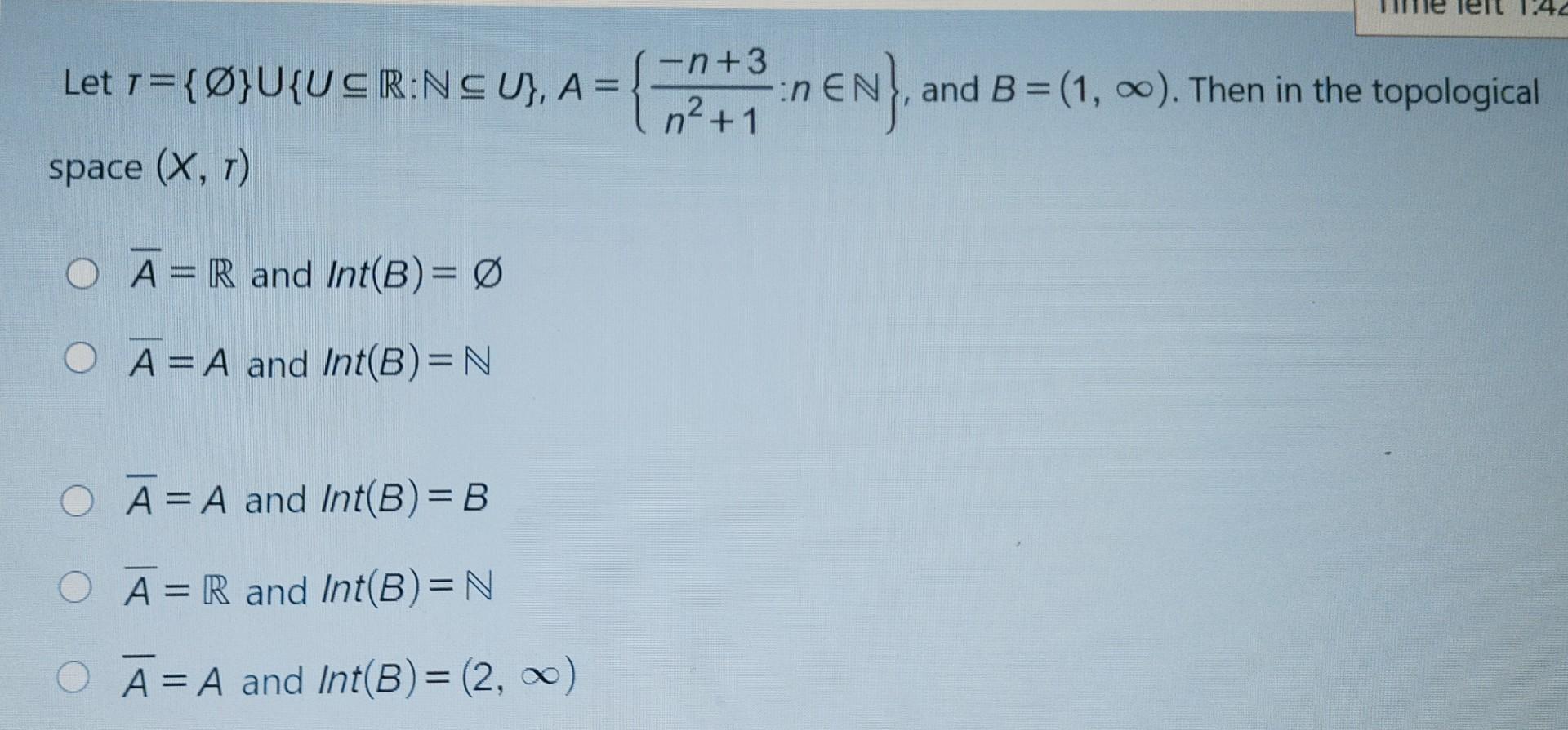 Solved 44 Let 1 O U Ucr N Su A N 3 In En And B Chegg Com